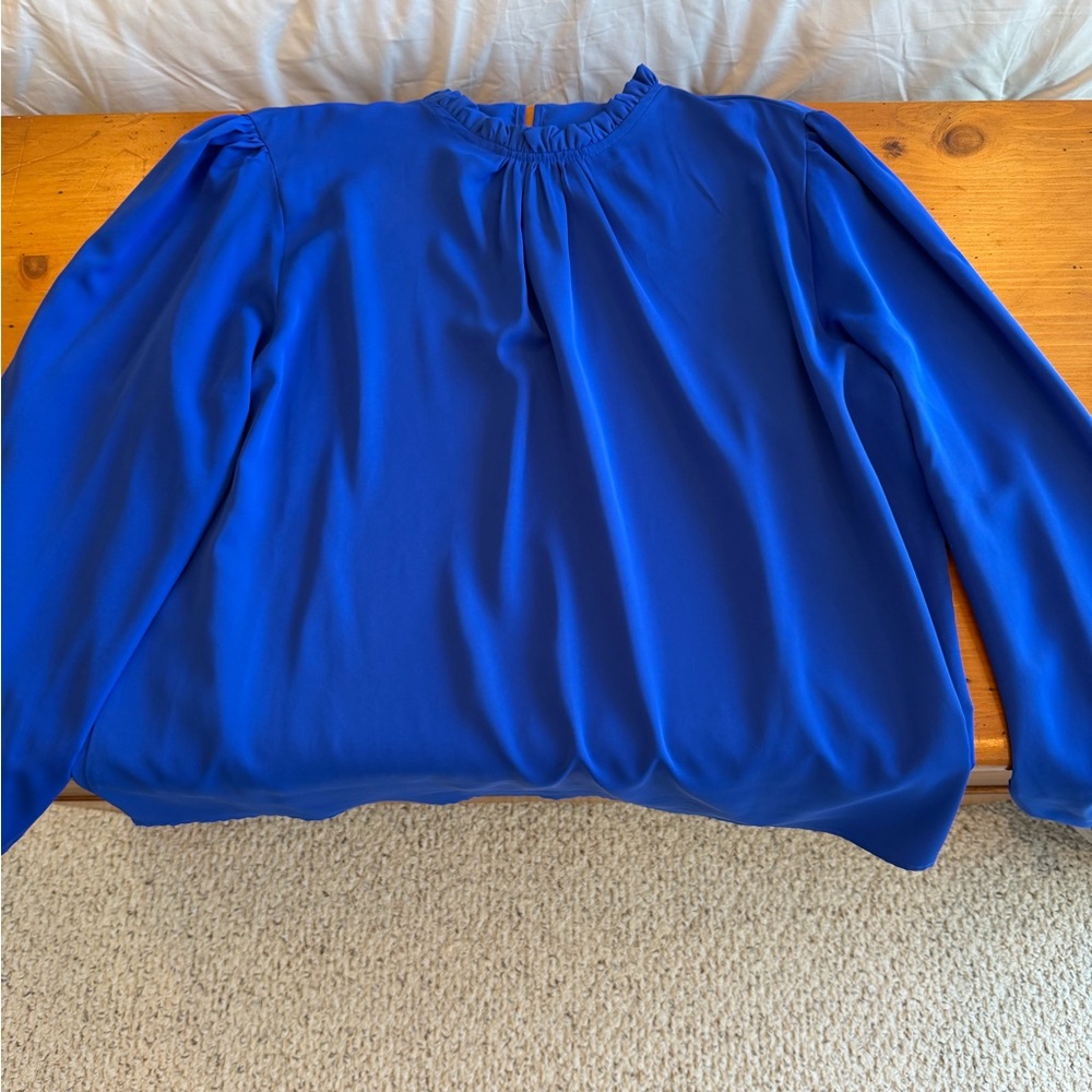 Elegant Blue Women's Top
